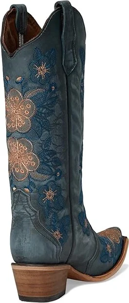 Corral Boots L6210 Cowboy Women's Boots Blue : 7.5 B - Medium, Leather - Image 4