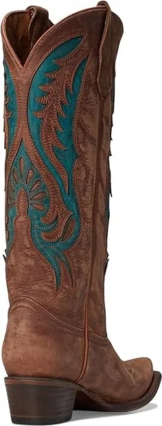 Corral Boots L6216 Cowboy Women's Boots Shedron/Turquoise : 5.5 B - Medium, Leather/Rubber - Image 4