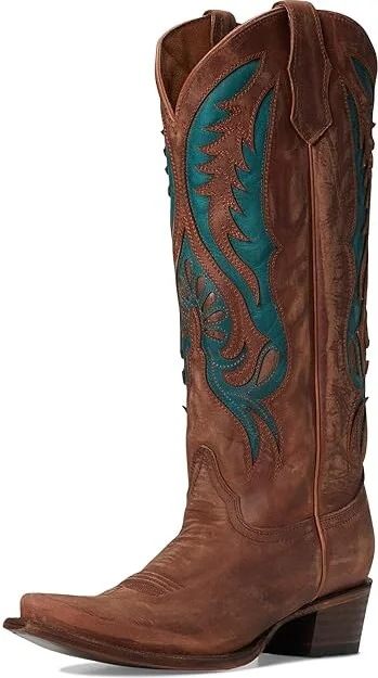 Corral Boots L6216 Cowboy Women's Boots Shedron/Turquoise : 5.5 B - Medium, Leather/Rubber - Image 5