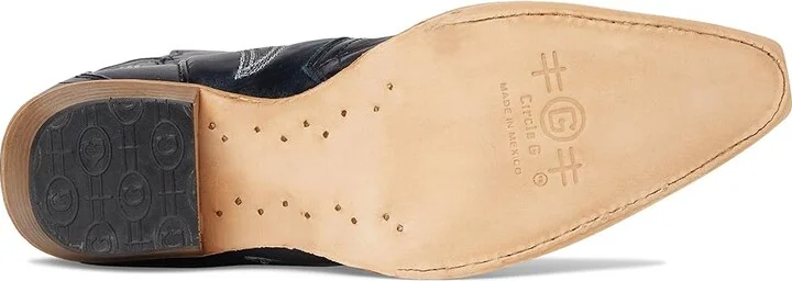 Corral Boots L6242 Cowboy Women's Boots Dark Blue : 9 B - Medium, Leather - Image 3