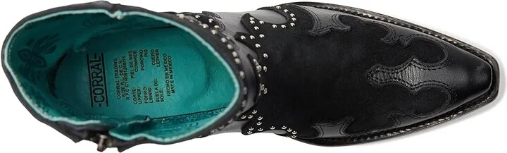 Corral Boots N0024 Cowboy Women's Boots Black : 6 B - Medium, Leather - Image 2