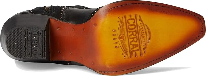 Corral Boots N0024 Cowboy Women's Boots Black : 6 B - Medium, Leather - Image 3