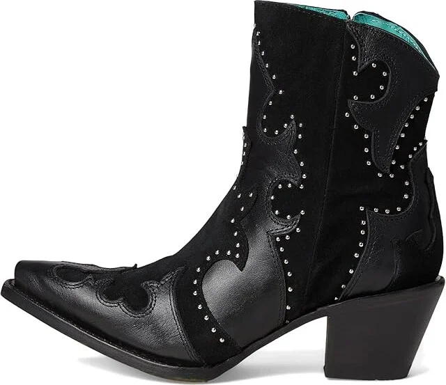 Corral Boots N0024 Cowboy Women's Boots Black : 6 B - Medium, Leather - Image 6