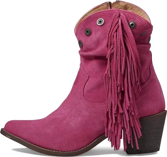 Corral Boots Q0302 Women's Boots Pink : 5.5 B - Medium, Leather/Suede - Image 5