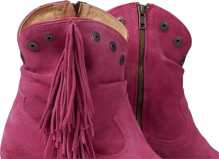 Corral Boots Q0302 Women's Boots Pink : 5.5 B - Medium, Leather/Suede - Image 6