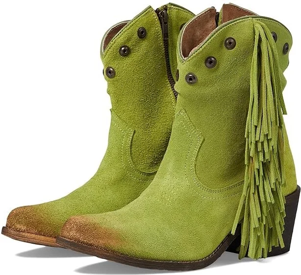Corral Boots Q0303 Women's Boots Green : 7.5 B - Medium, Leather/Suede