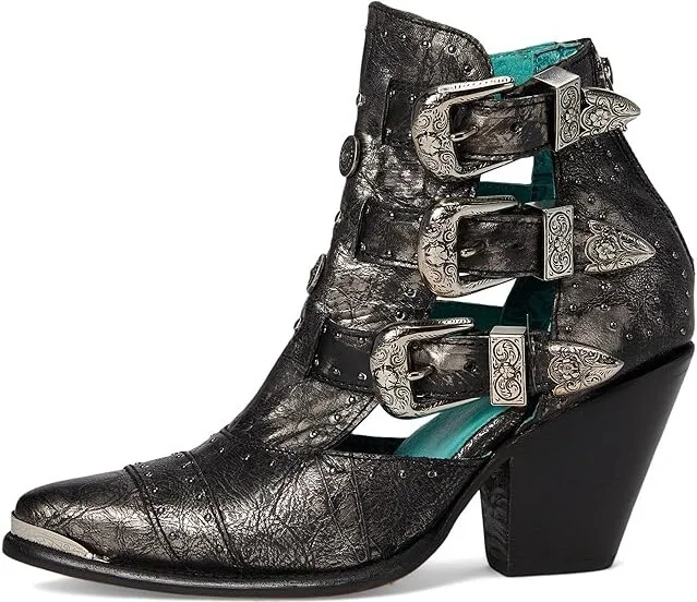 Corral Boots Z2030 Cowboy Women's Boots Silver/Black : 8.5 B - Medium, Leather - Image 6