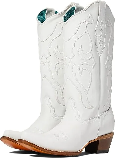 Corral Boots Z5046 Women's Shoes White/Black Zebra : 7 B - Medium, Leather