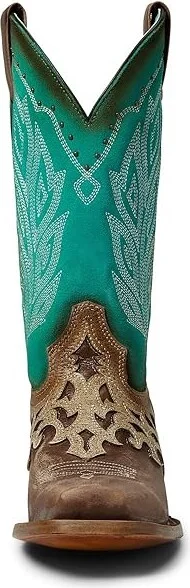 Corral Boots Z5131 Women's Boots Brown/Turquoise : 7 B - Medium, Leather - Image 2