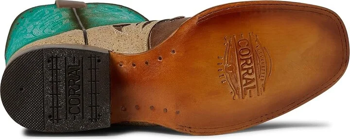 Corral Boots Z5131 Women's Boots Brown/Turquoise : 7 B - Medium, Leather - Image 3
