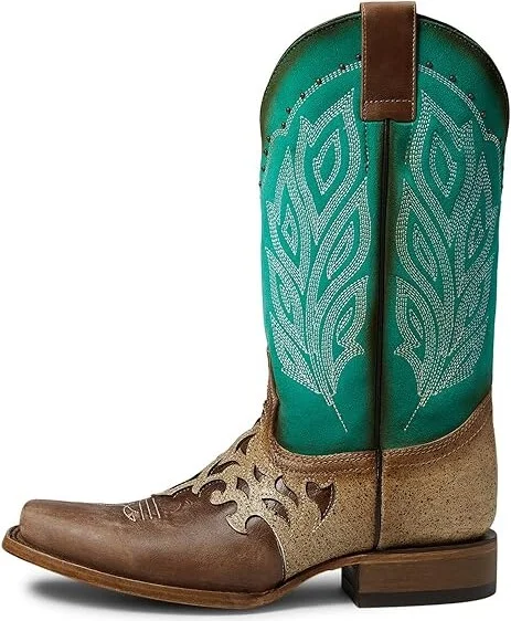 Corral Boots Z5131 Women's Boots Brown/Turquoise : 7 B - Medium, Leather - Image 5