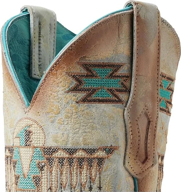 Corral Boots Z5219 Cowboy Women's Boots White : 7.5 B - Medium, Leather - Image 5
