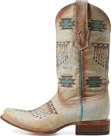 Corral Boots Z5219 Cowboy Women's Boots White : 7.5 B - Medium, Leather - Image 6
