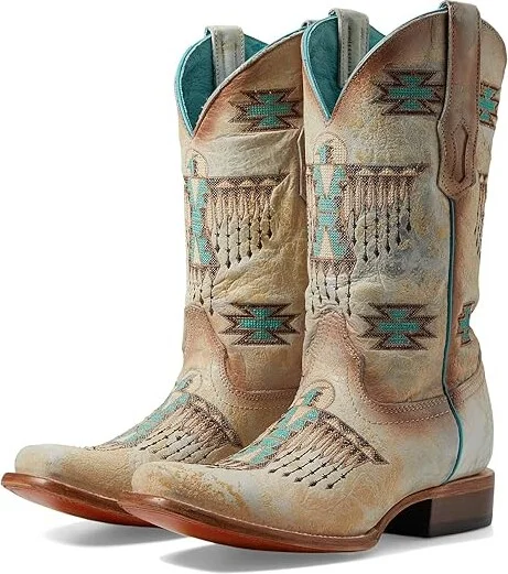 Corral Boots Z5219 Cowboy Women's Boots White : 7.5 B - Medium, Leather