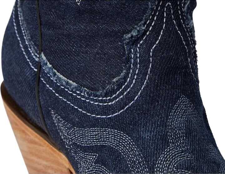Corral Boots Z5226 Cowboy Women's Boots Denim : 7 B - Medium, Leather - Image 7