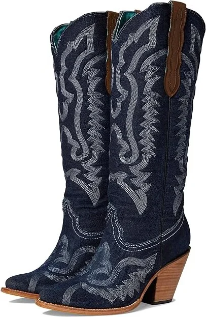 Corral Boots Z5226 Cowboy Women's Boots Denim : 7 B - Medium, Leather