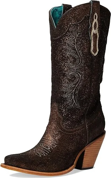 Corral Boots Z5240 Cowboy Women's Boots Copper/Black : 10 B - Medium, Leather - Image 5