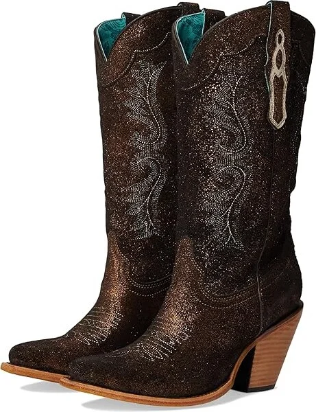 Corral Boots Z5240 Cowboy Women's Boots Copper/Black : 10 B - Medium, Leather