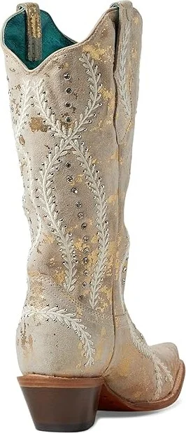 Corral Boots Z5246 Cowboy Women's Boots White : 6 B - Medium, Leather - Image 4