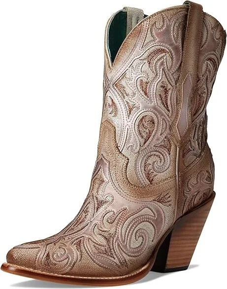 Corral Boots Z5258 Cowboy Women's Boots White/Bronze : 9.5 B - Medium, Leather - Image 5