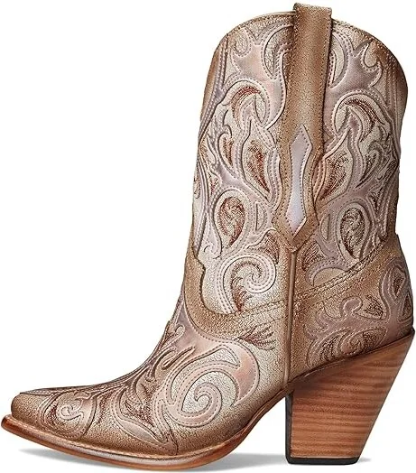 Corral Boots Z5258 Cowboy Women's Boots White/Bronze : 9.5 B - Medium, Leather - Image 6