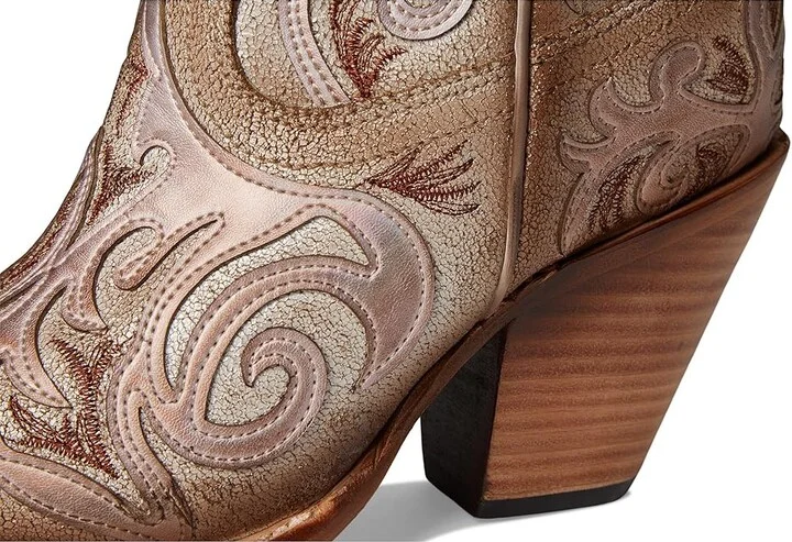 Corral Boots Z5258 Cowboy Women's Boots White/Bronze : 9.5 B - Medium, Leather - Image 7
