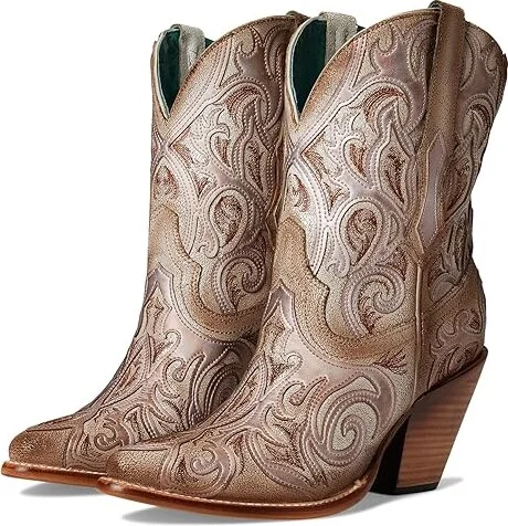Corral Boots Z5258 Cowboy Women's Boots White/Bronze : 9.5 B - Medium, Leather