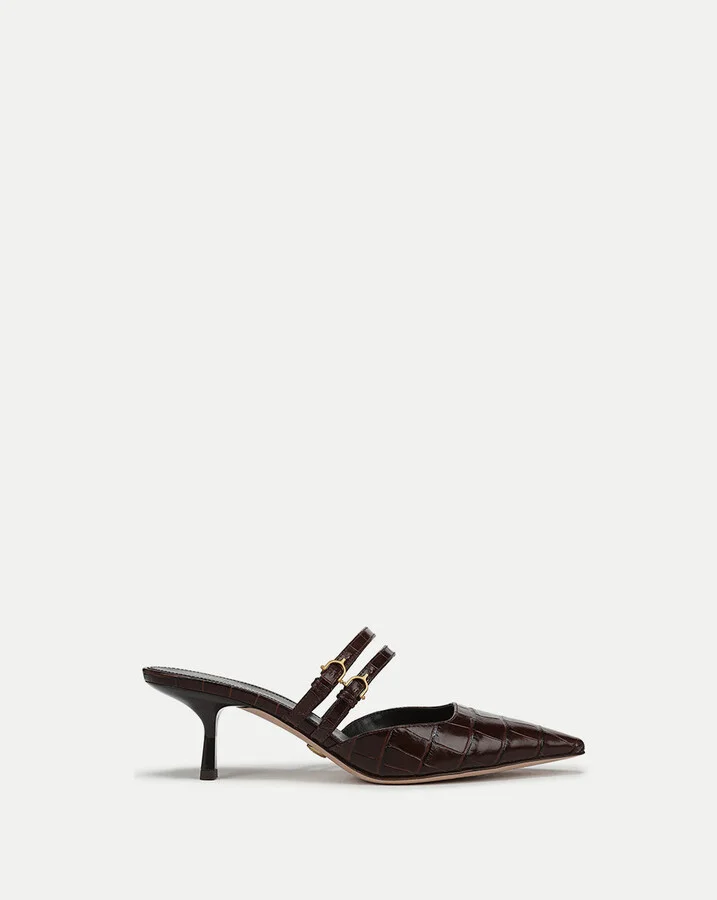 Corrie Kitten-Heel Mule