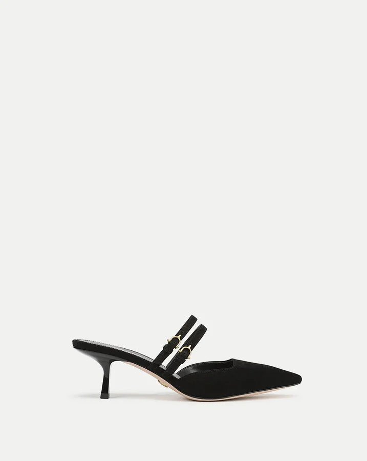 Corrie Kitten-Heel Mule