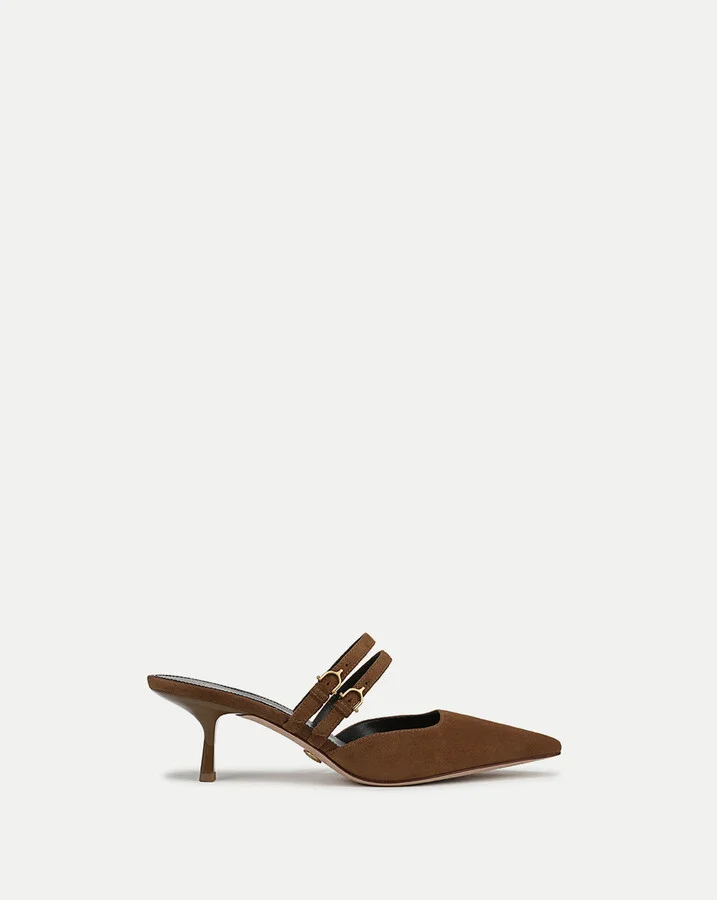 Corrie Kitten-Heel Mule