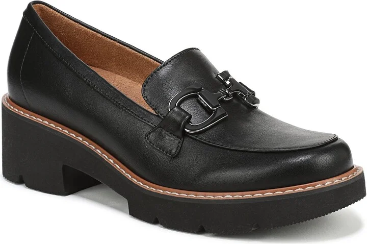 BLACK FAUX LEATHER