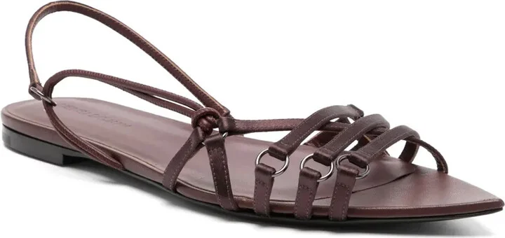 Corset leather sandals - Image 2