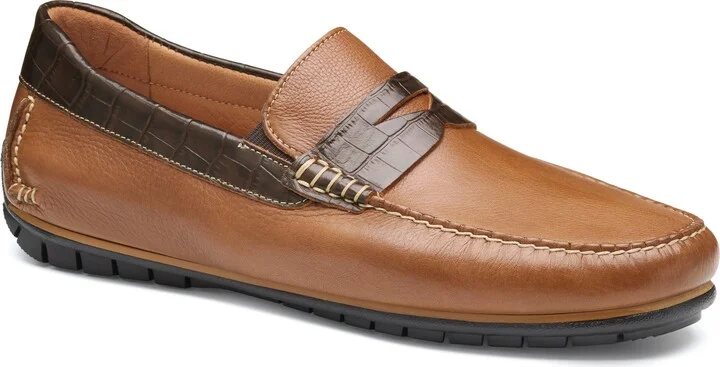 Tan Full Grain/dark Brown Croc
