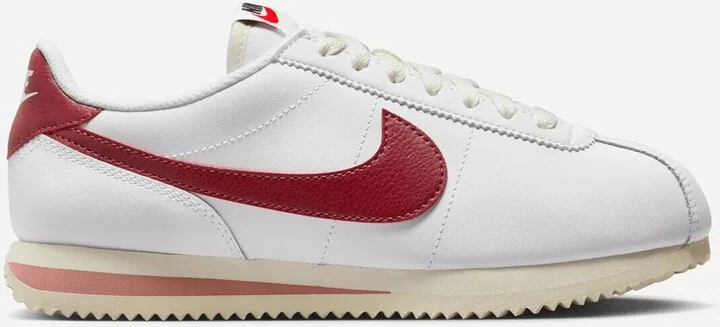 Cortez DN1791-103 Sneaker Women's White Red Leather Lace Up Lifestyle Shoes