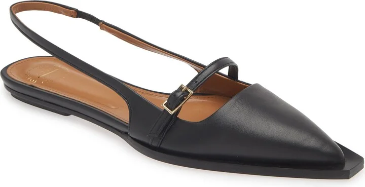 Cortina Pointed Toe Slingback Flat