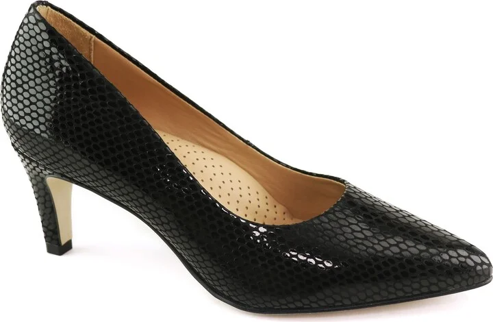 Black Embossed Snake