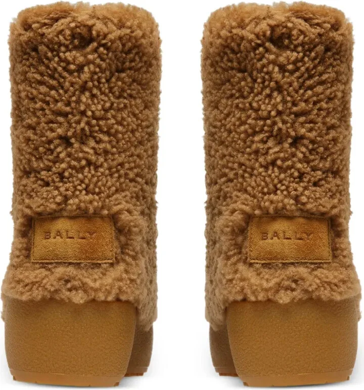 Corviglia lace-up shearling boots - Image 4