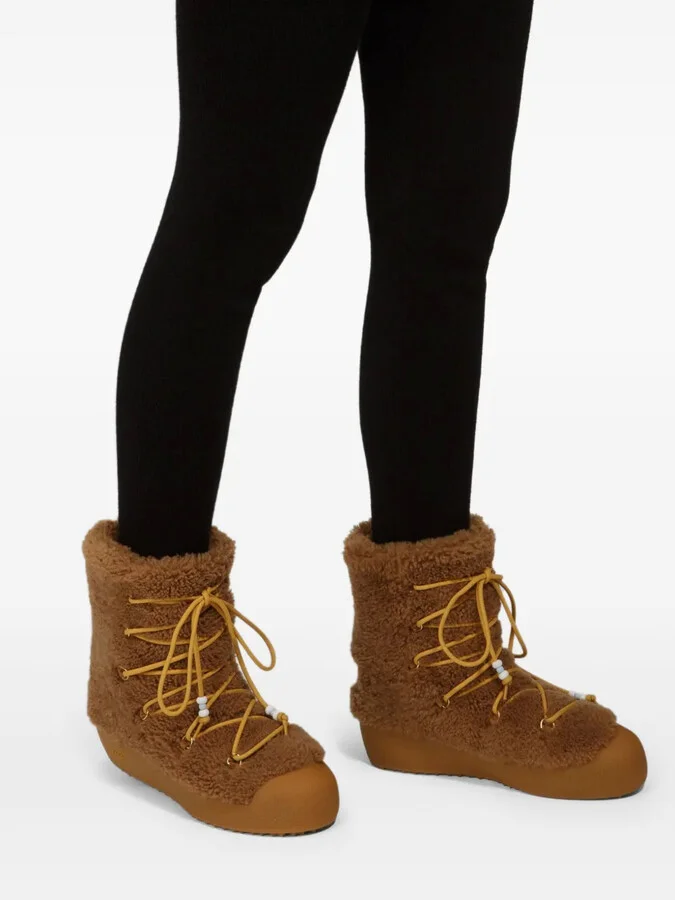 Corviglia lace-up shearling boots - Image 5