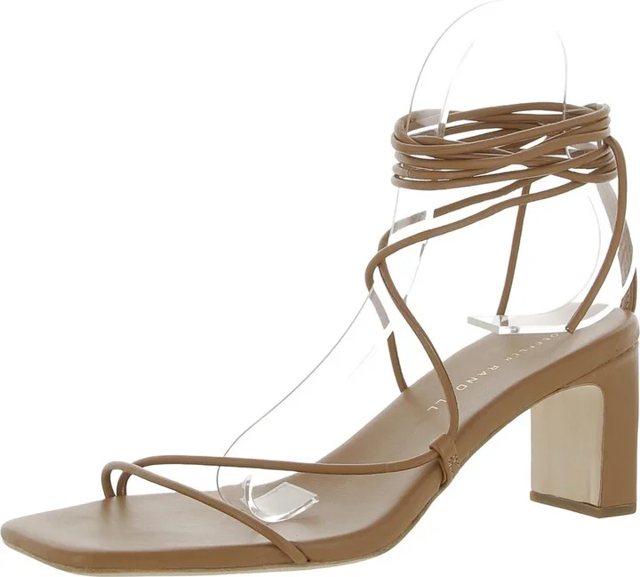 Cosette-N Womens Leather Ankle Strap Heels