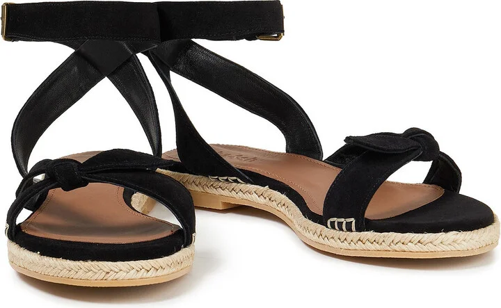 Cosida knotted suede espadrille sandals - Image 2