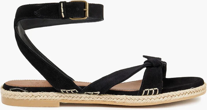 Cosida knotted suede espadrille sandals