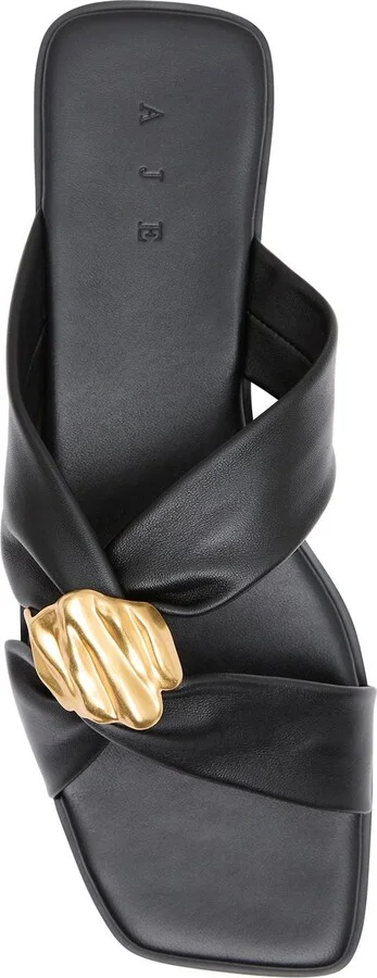 Cosima Scrunch Slide In Colour Black Size 35 - Image 3