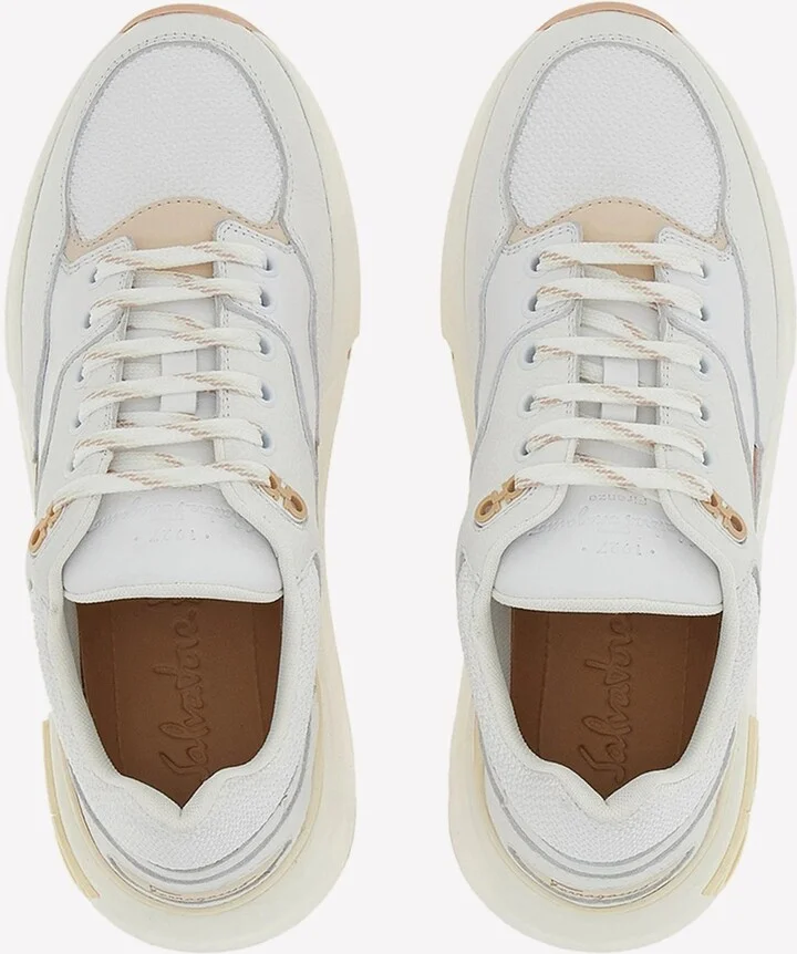 Cosma Chunky Leather Sneakers - Image 2