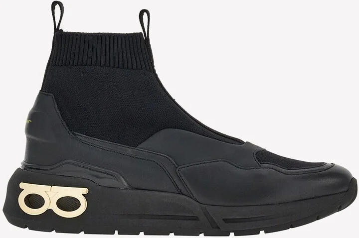 Cosma Sock Gancini High-Top Sneakers