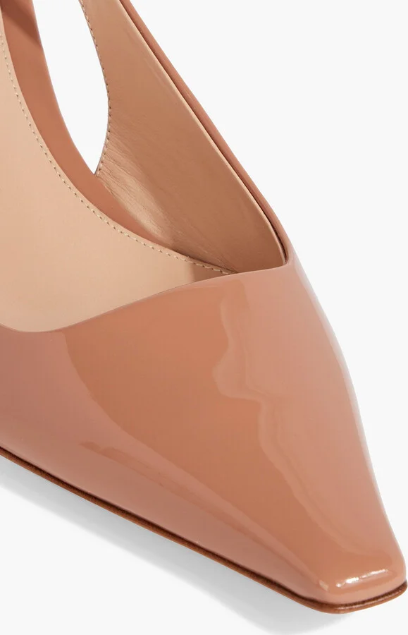 Cosmic 55 patent-leather slingback pumps - Image 4