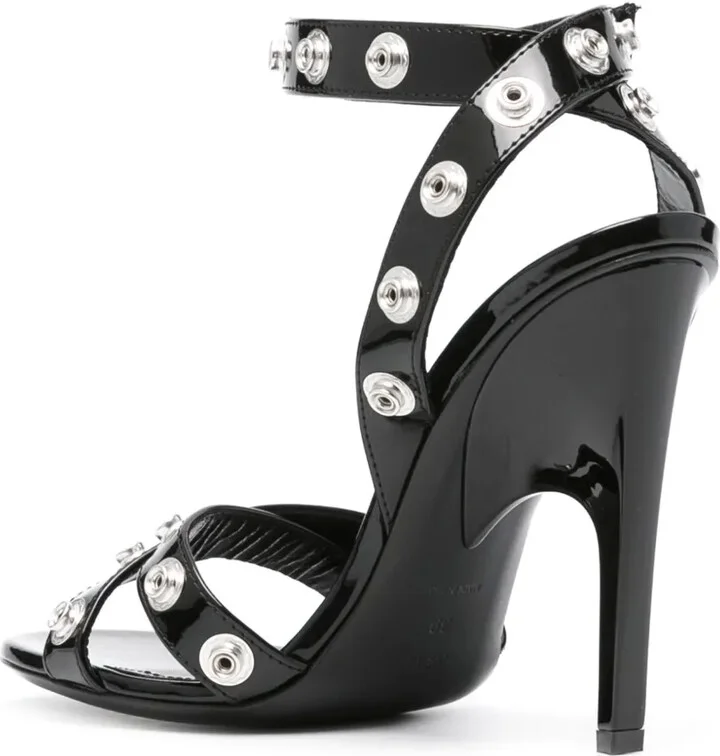 Cosmo 105mm faux-leather sandals - Image 3