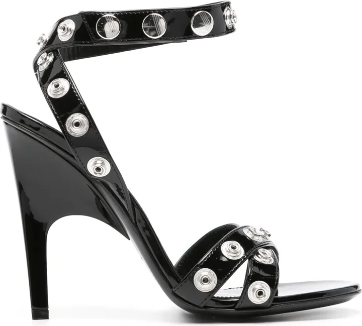 Cosmo 105mm faux-leather sandals