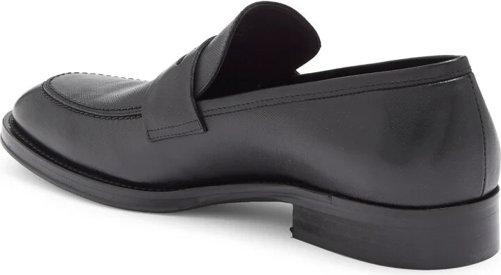 Cosmo Saffiano Leather Penny Loafer - Image 2