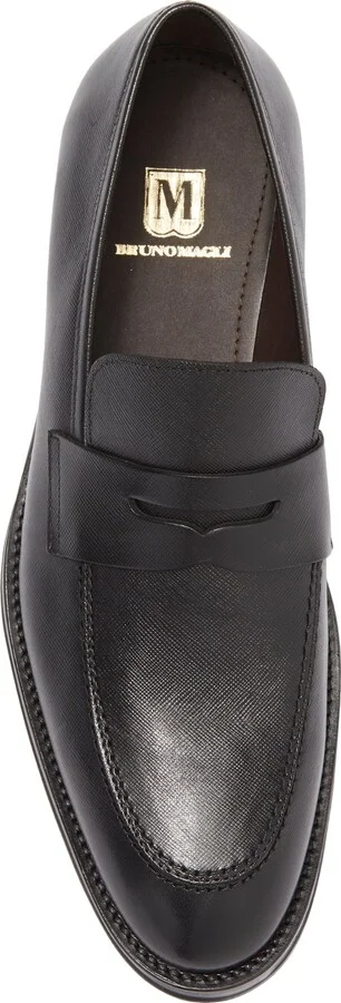 Cosmo Saffiano Leather Penny Loafer - Image 4