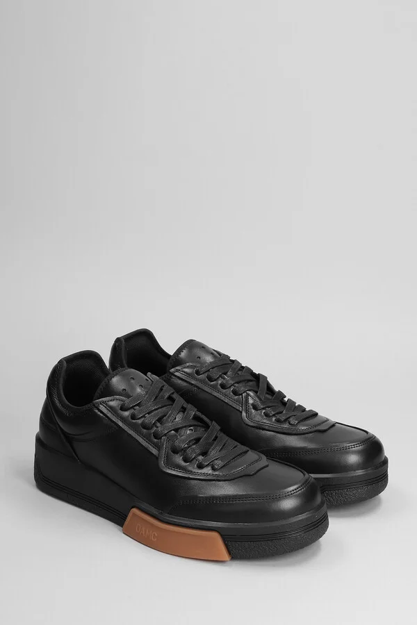 Cosmos Sneakers In Black Leather - Image 2